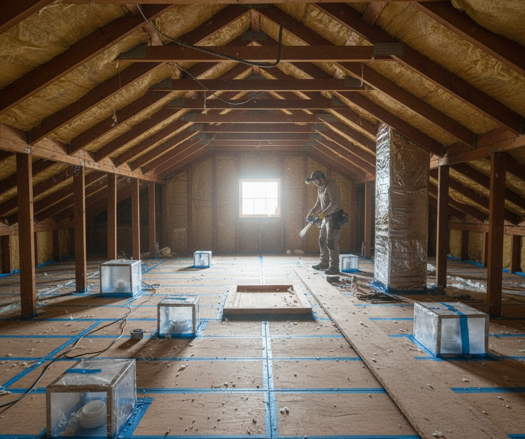 Attic Insulation and Air Sealing